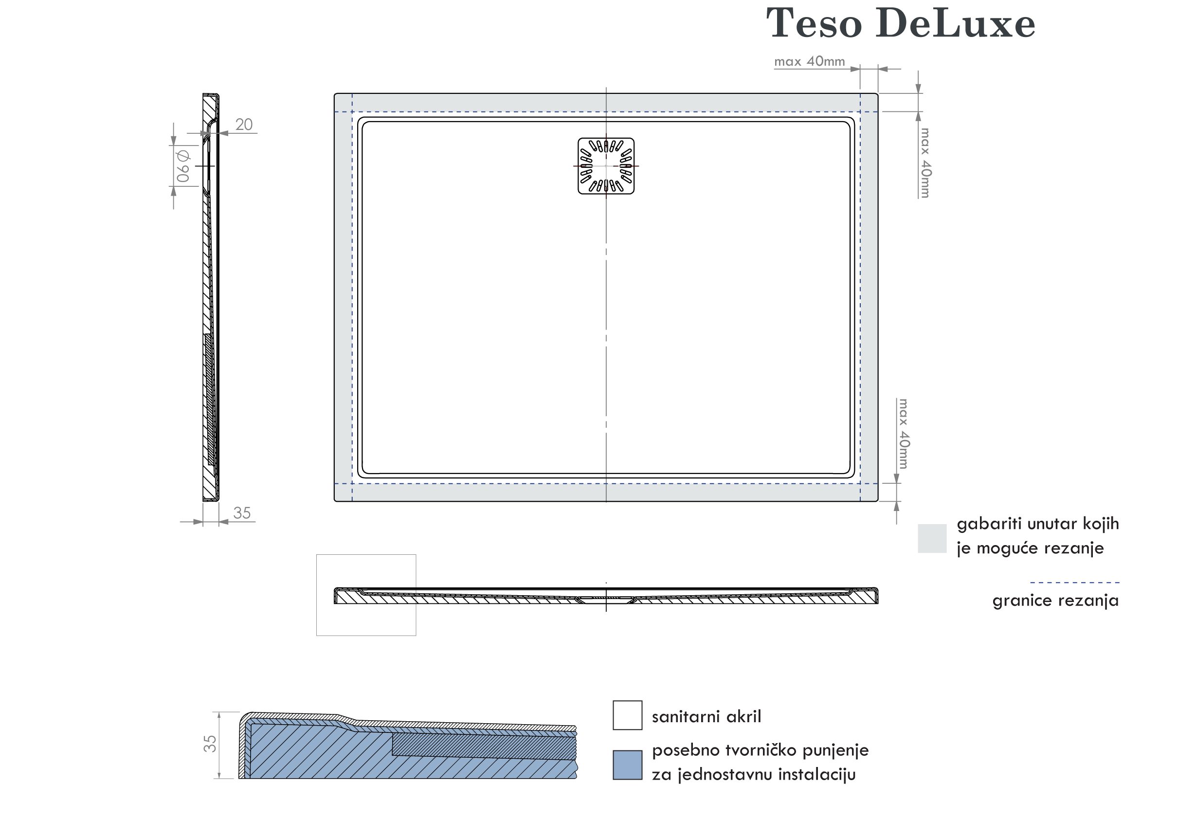 TESO DELUXE TUŠ KADA AQUAESTIL TESO DELUXE