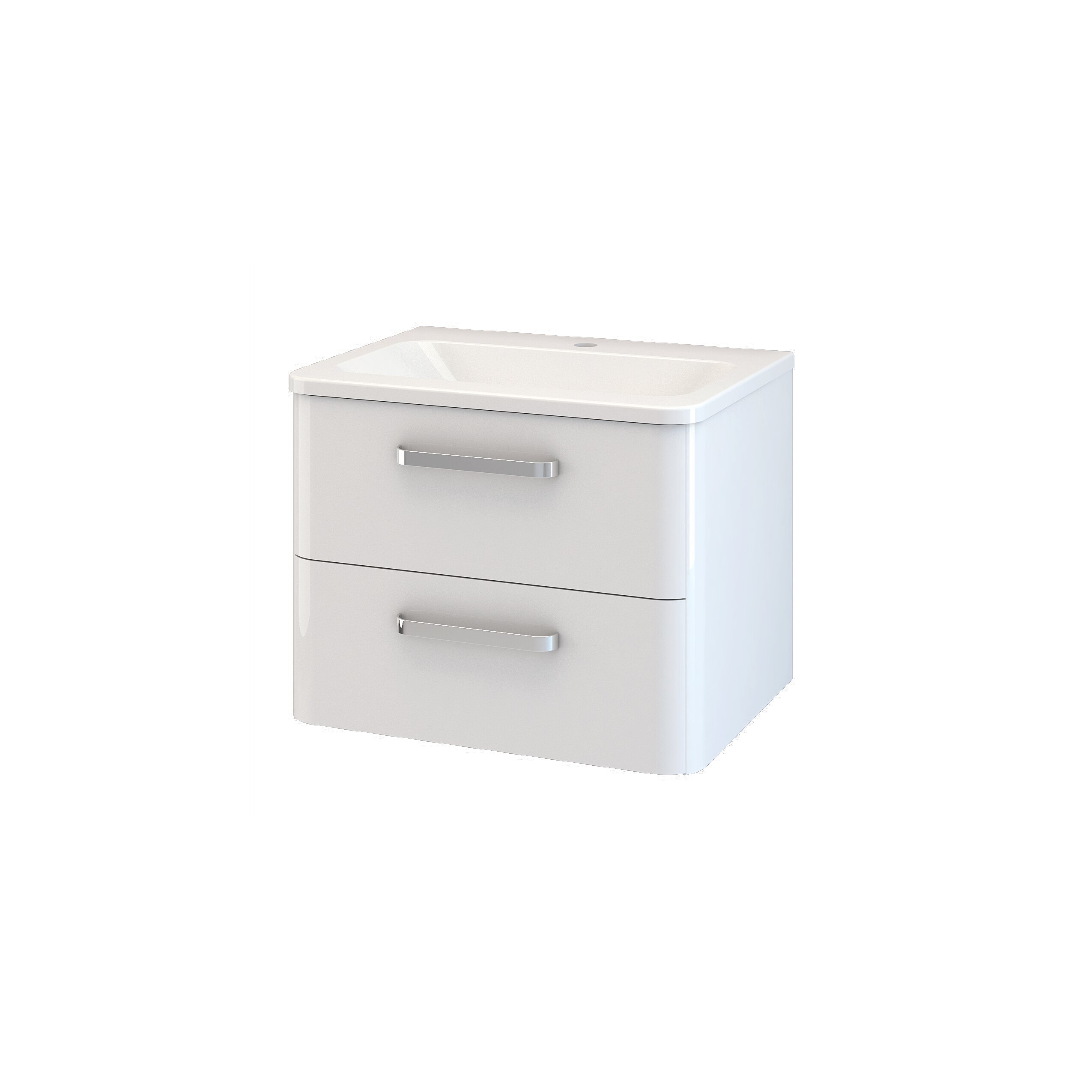 693041BS BAZA CHARM 60 S UMIVAONIKOM, 2 LADICE, BIJELI SJAJ