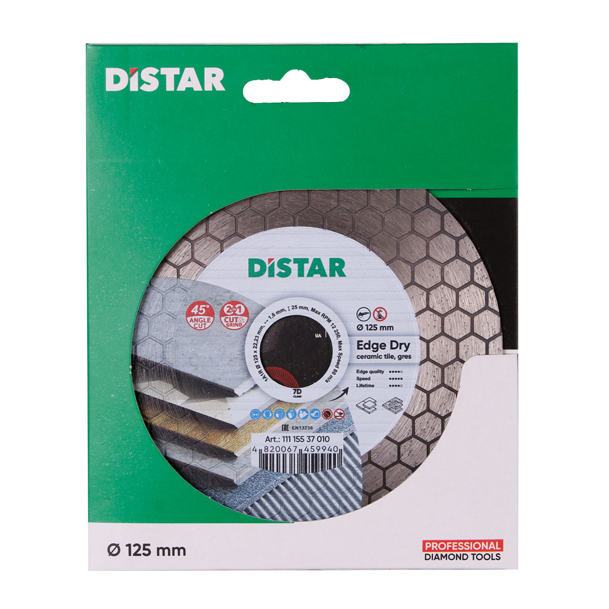 DS5883 REZNA PLOČA DISTAR EDGER DRY 1AIR FI 125