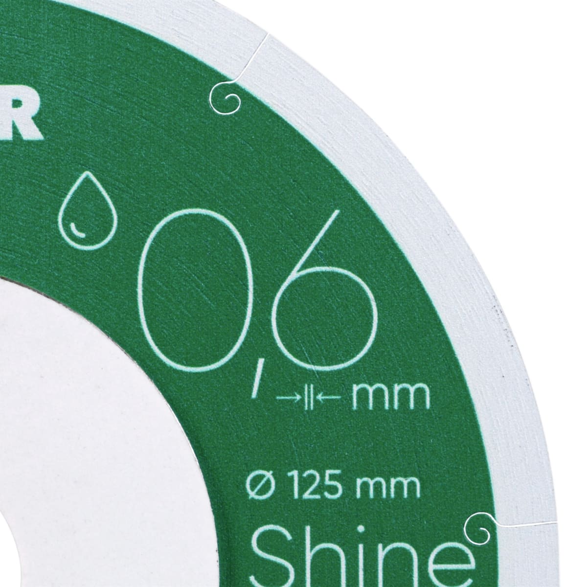 DS6546 REZNA PLOČA DISTAR SHINE 125x0,6x22,23 ZA PRECIZNO REZANJE VODENO HLAĐENJE