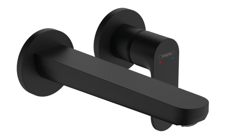 72528670 MIJEŠALICA PODŽBUKNA HANSGROHE REBRIS S UMIVAONIK CRNA 20 cm