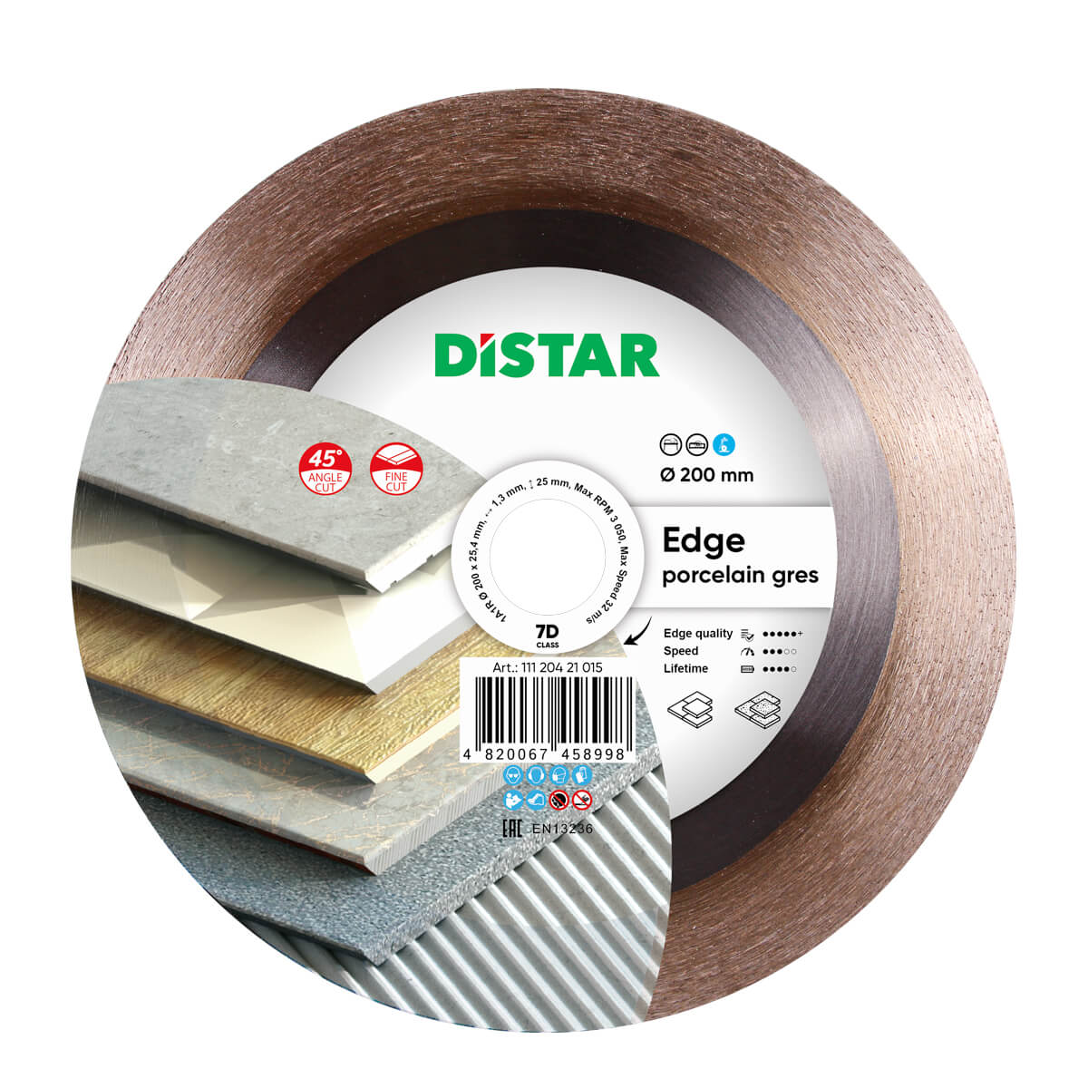 DS6435 REZNA PLOČA DISTAR EDGE 200x25,4 ZA FINO REZANJE
