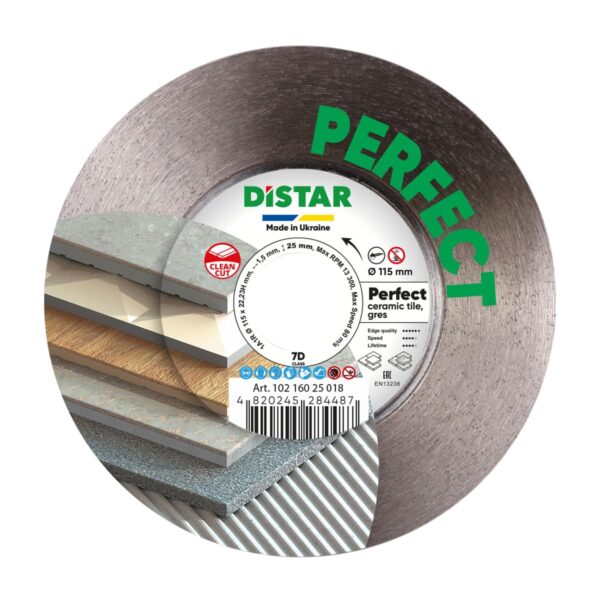 REZNA PLOČA DISTAR PERFECT 1A1R 115mm