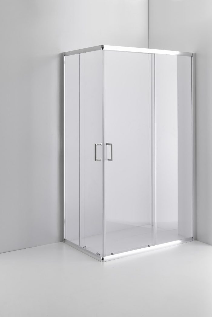 TUŠ KABINA SLIDE CORNER 100X120CM KROM
