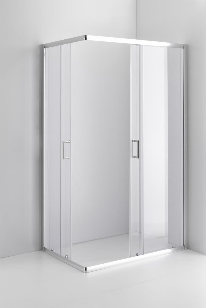 TUŠ KABINA SLIDE CORNER 100X120CM KROM