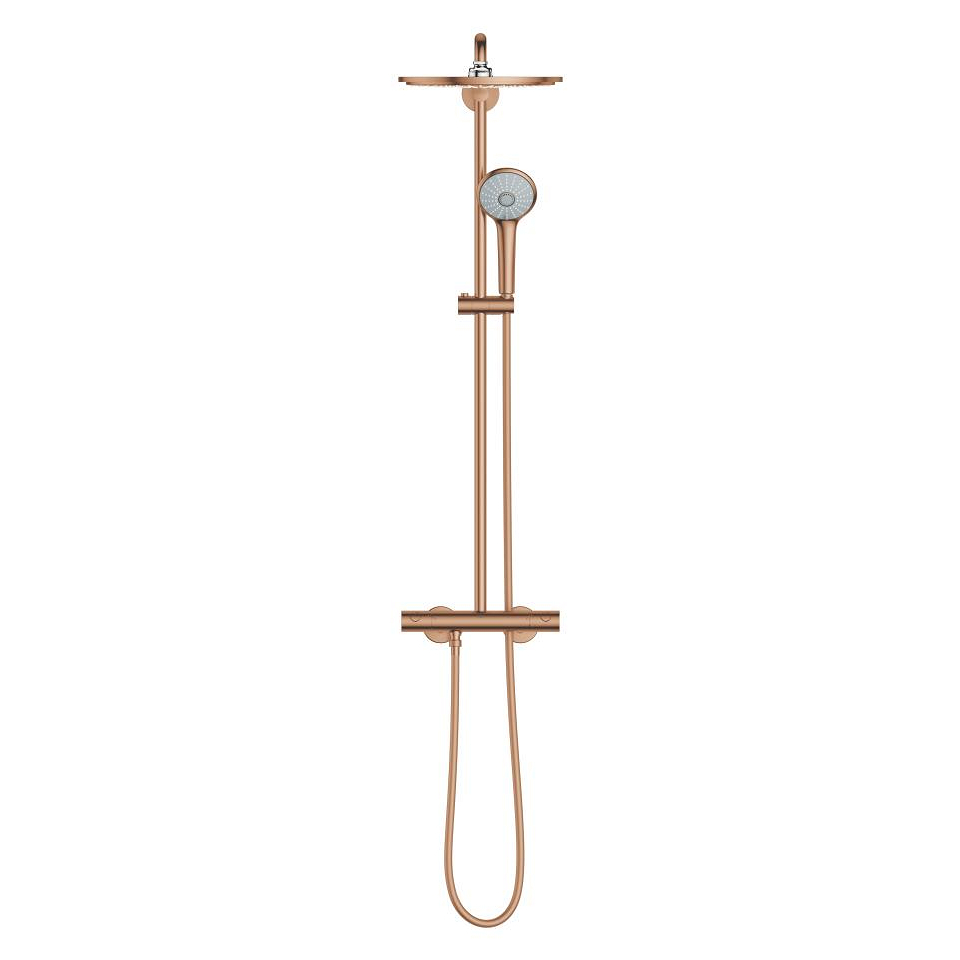 26075DL0 USPONSKI TUŠ GROHE EUPHORYA SYSTEM 310 TERMOSTATSKI BRUSHED WARM SUNSET