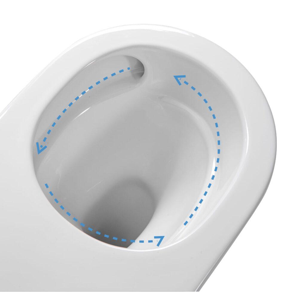 MB ROUND WC WHITE TORNADO WC ŠKOLJKA MB ROUND TORNADO+DASKA 49 CM