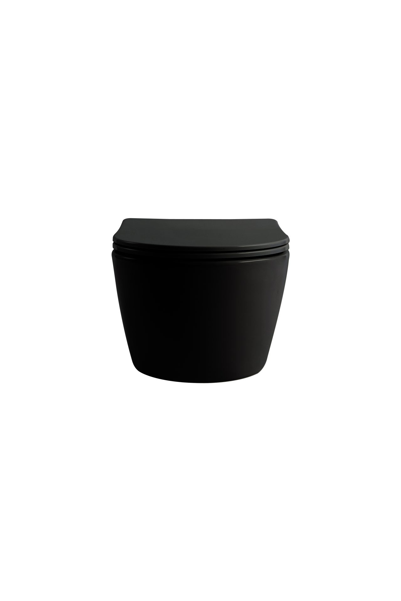 MB ROUND WC MAT BLACK TORNADO WC ŠKOLJKA MB ROUND TORNADO CRNA+DASKA