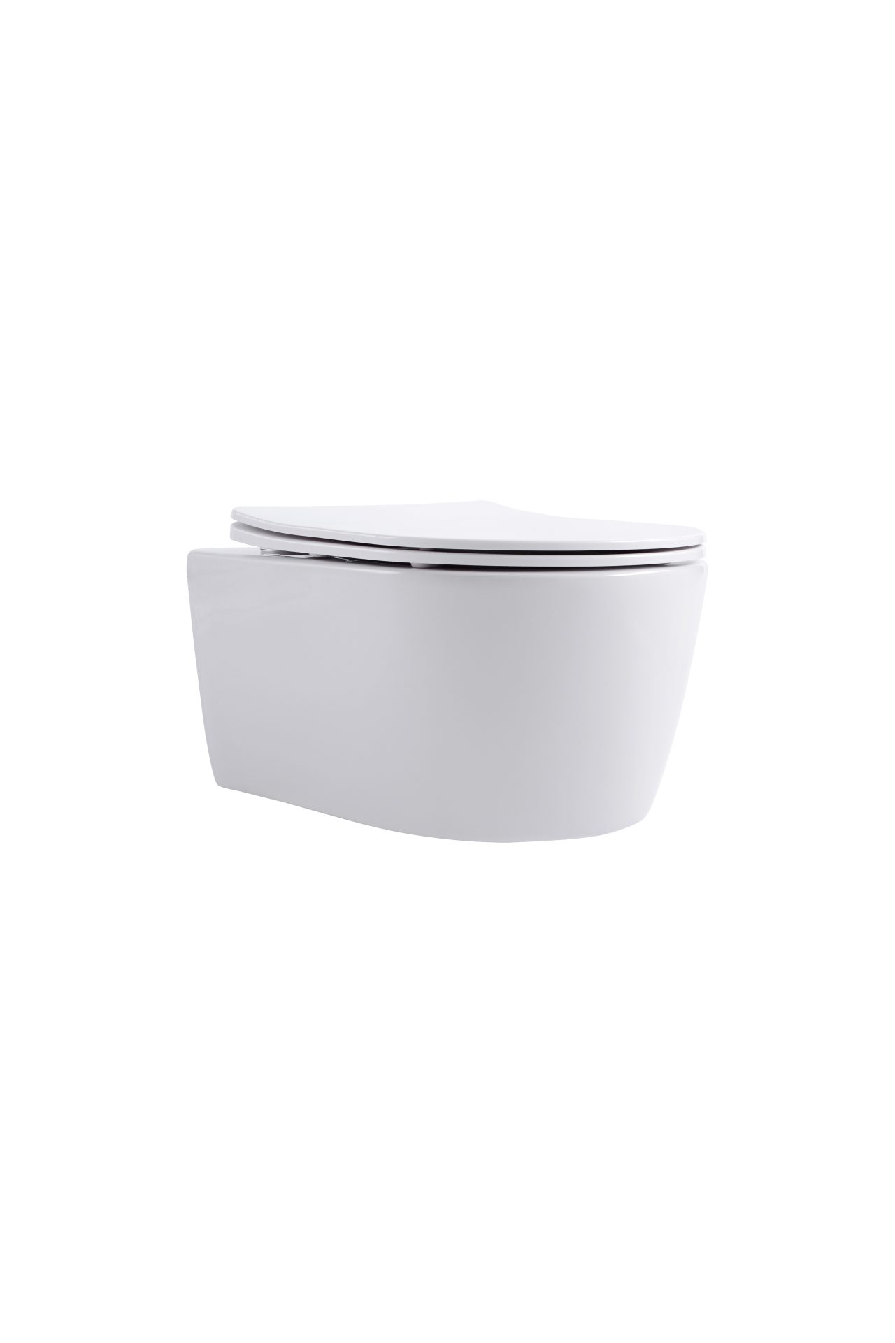MB ROUND WC WHITE RIMLESS LONG WC ŠKOLJKA MB ROUND TORNADO+DASKA 52,5 CM