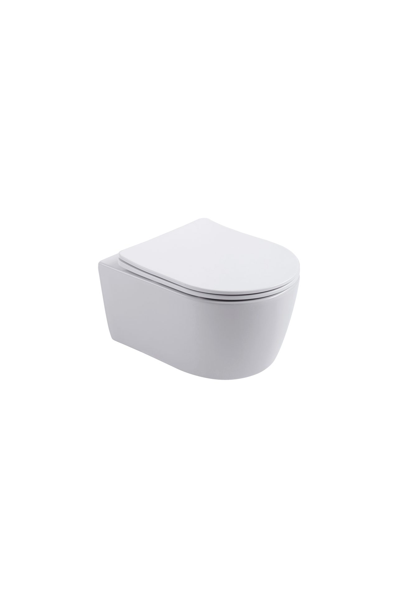 MB ROUND WC WHITE RIMLESS LONG WC ŠKOLJKA MB ROUND TORNADO+DASKA 52,5 CM