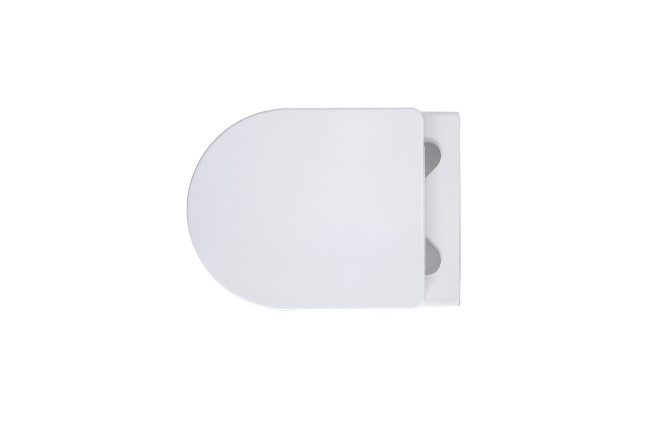 MB ROUND WC WHITE RIMLESS LONG WC ŠKOLJKA MB ROUND TORNADO+DASKA 52,5 CM