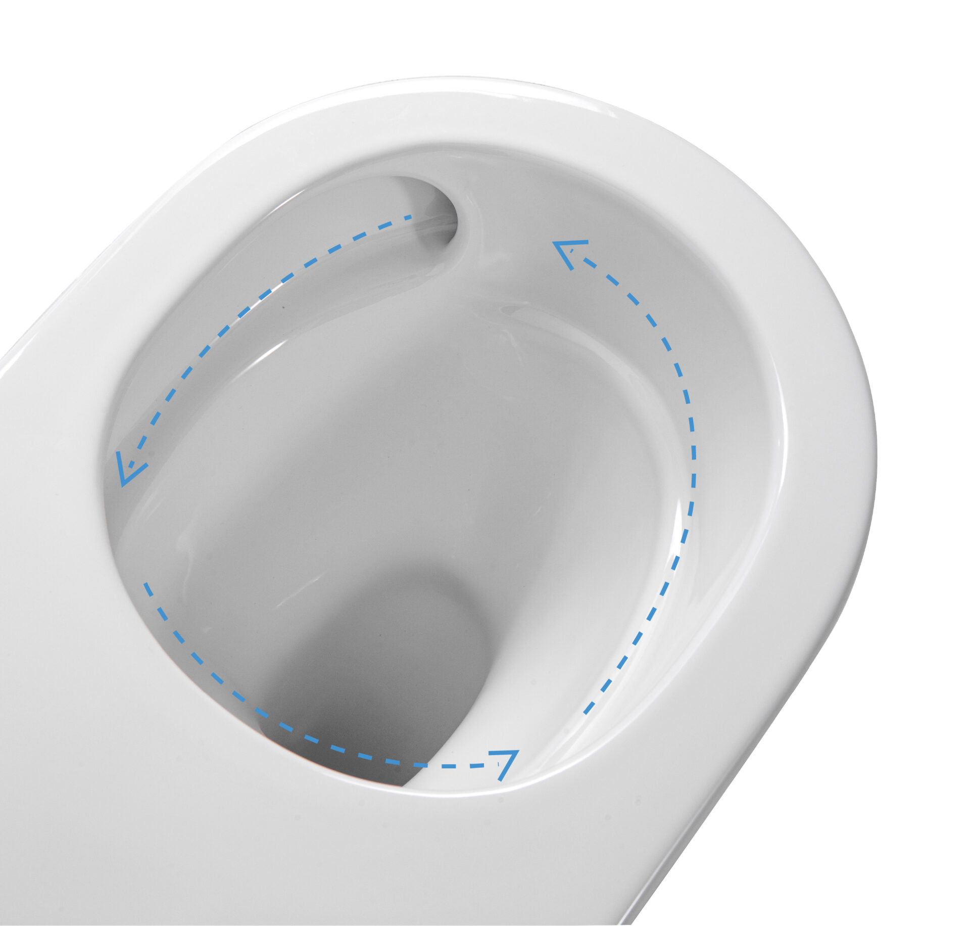 MB ROUND WC WHITE RIMLESS LONG WC ŠKOLJKA MB ROUND TORNADO+DASKA 52,5 CM