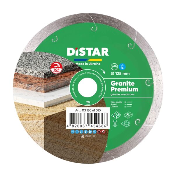 REZNA PLOČA DISTAR GRANITE PREMIUM 1A1R 125