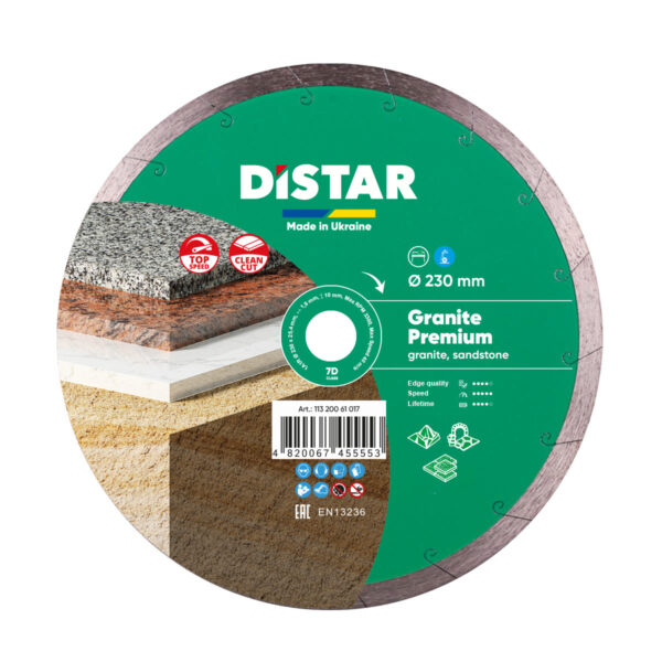 REZNA PLOČA DISTAR GRANITE PREMIUM 230*25,4 mm