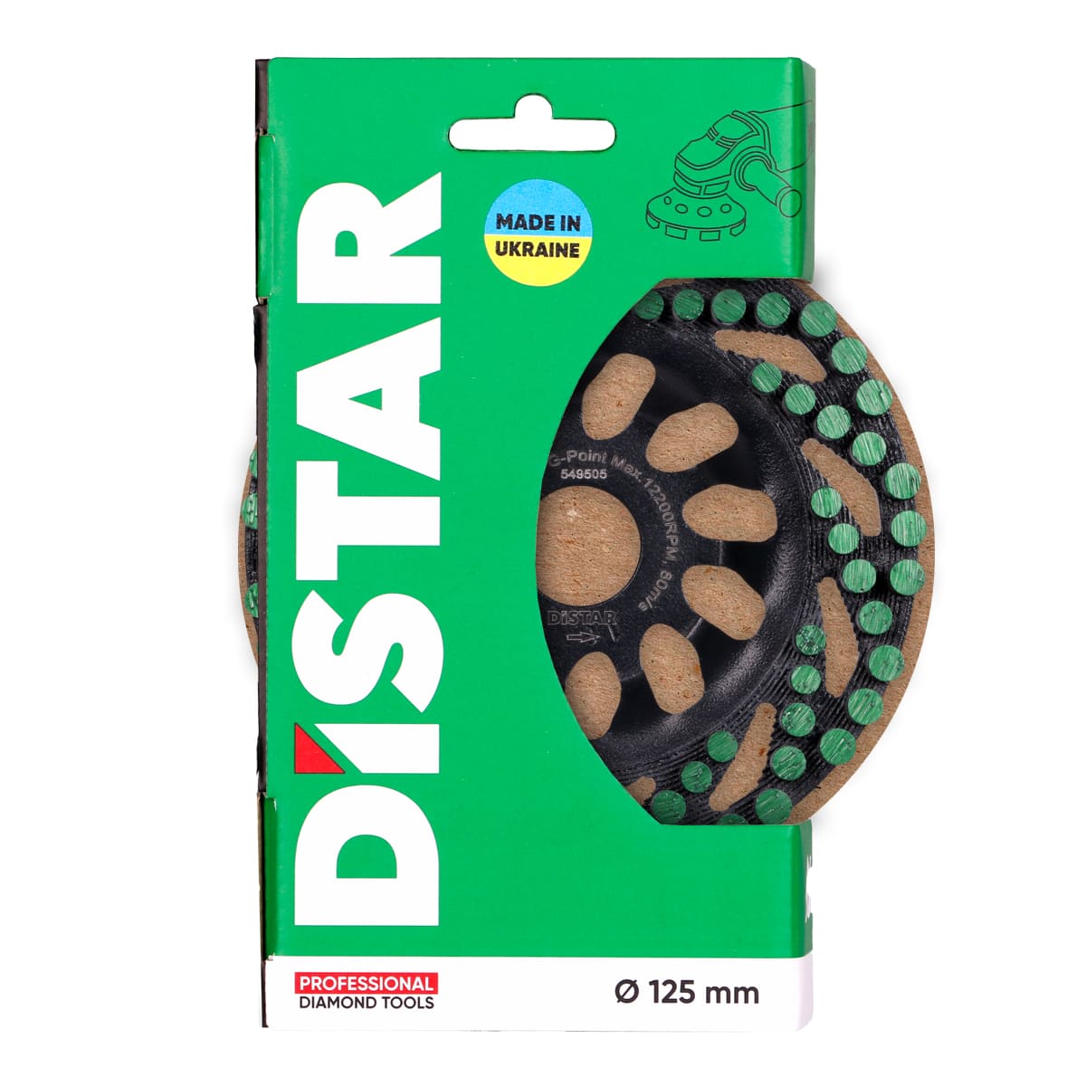 DS6390 BRUSNA PLOČA DISTAR DGS-S GREEN POINT 125