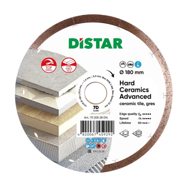 REZNA PLOČA DISTAR HARD CERAMICS 180