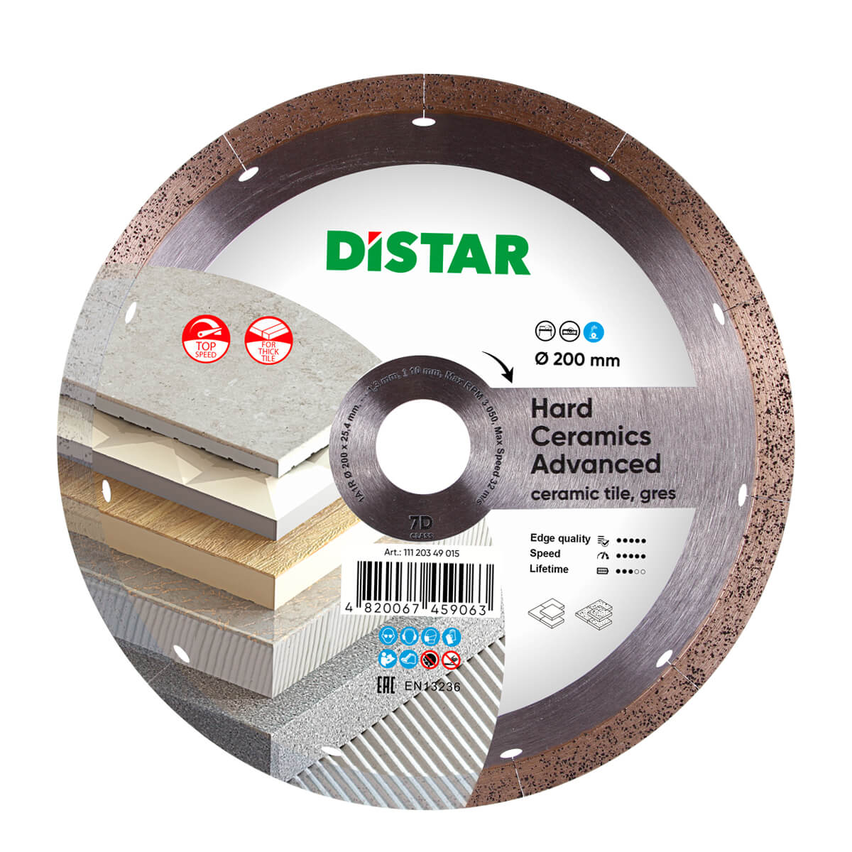 DS6169 REZNA PLOČA DISTAR HAD CERAMICS ADV  1A1R  200*25,4