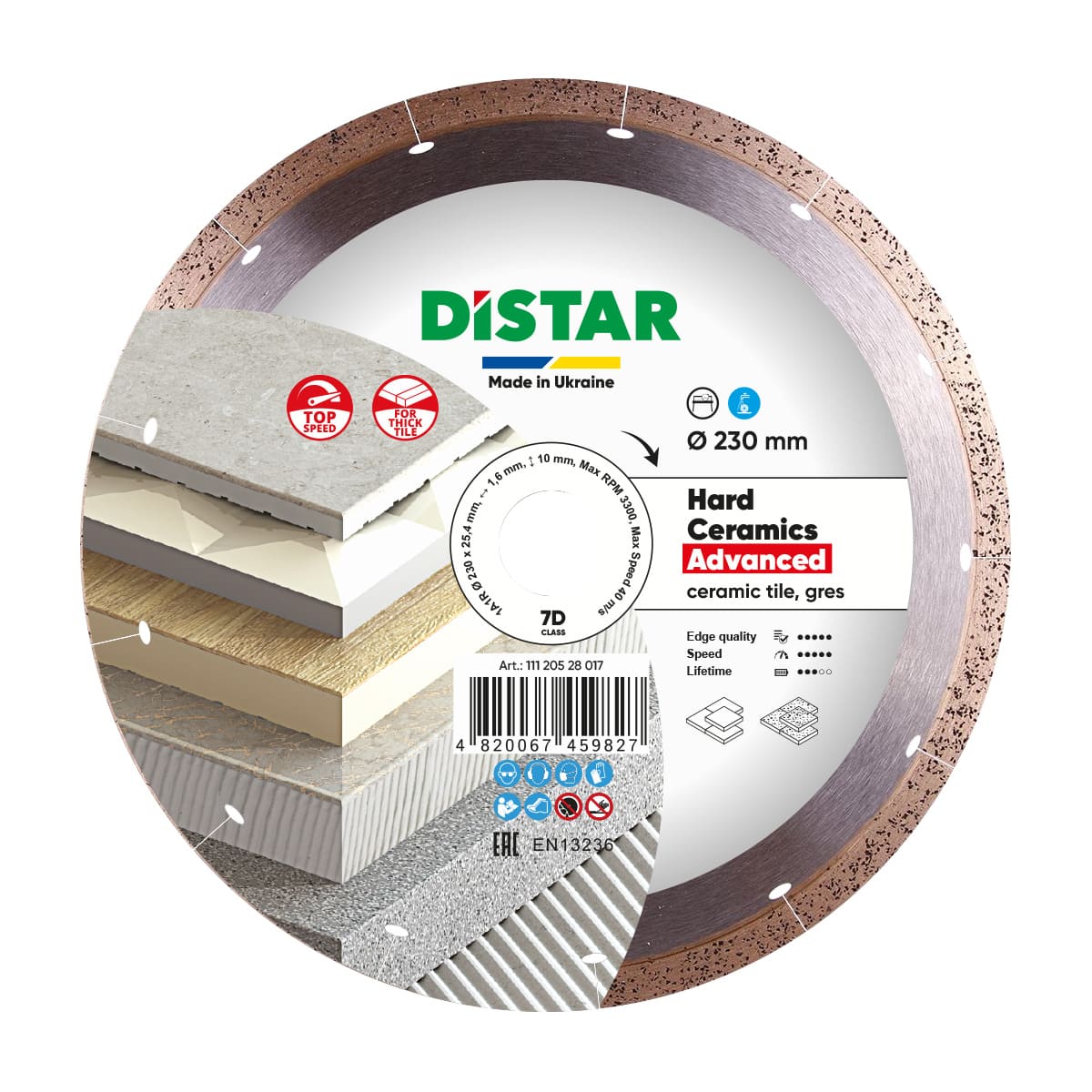 DS5545 REZNA PLOČA DISTAR HARD CERAMICS ADV.1A1R za rezanje debele keramike 230mmX25,4