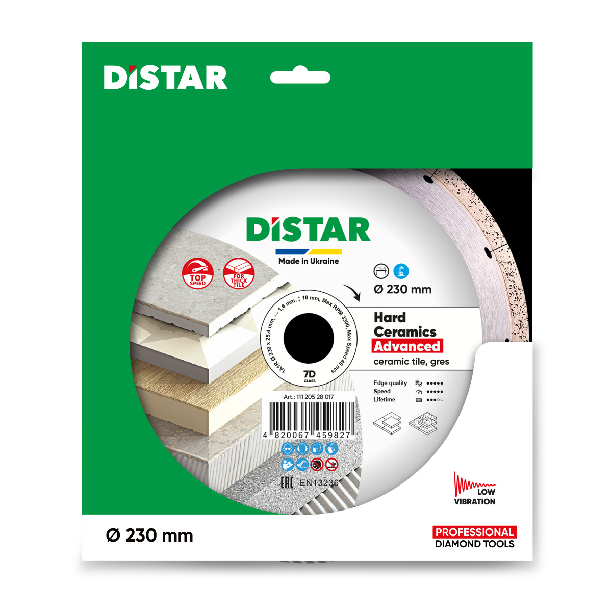 DS5545 REZNA PLOČA DISTAR HARD CERAMICS ADV.1A1R za rezanje debele keramike 230mmX25,4