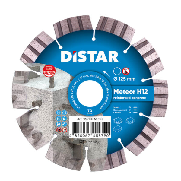 REZNA PLOČA DISTAR METEOR H15 ZA ARM. BETON
