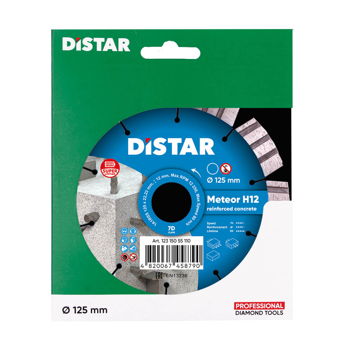 DS5498 REZNA PLOČA DISTAR METEOR H15 ZA ARM. BETON