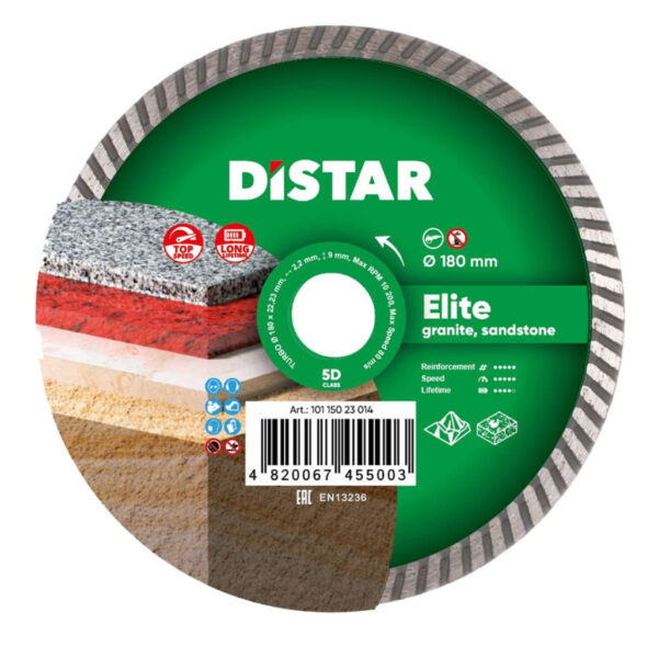 REZNA PLOČA DISTAR ELITE 1A1R 80mmx22,23 za granit